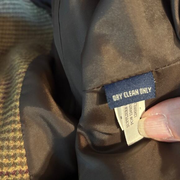 Vintage 1980's Twead Vest with Corduroy Collar  XL - Picture 11 of 11